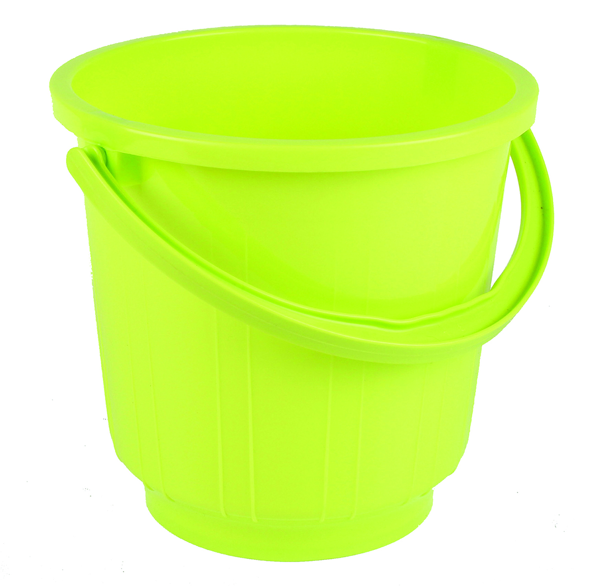 St. Bucket With Plastic Handle (11 Ltr) (Assorted) (30 Pc Pk)